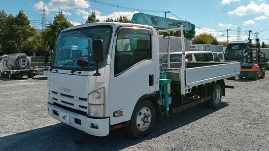 エルフ クレーン付平ボディ